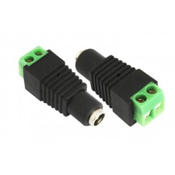 DC connector 10 pieces hollow socket 5.5x2.1mm adapter power supply coupling video surveillance