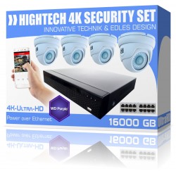 Videoüberwachung Kamera Set 8000GB UltraHD Überwachungskameras