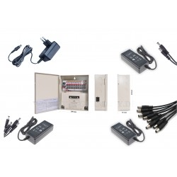 Kamera Netzteil für Videoüberwachung DC 12V 48V 2A 4A 10A Netzadapter 1- 2fach - 4fach -8fach 18-fach
