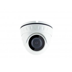 5 megapixel IP PoE dome camera with integrated microphone