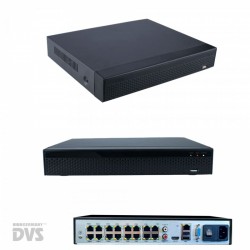 Video surveillance 4K hard disk recorder 1000GB storage including PoE cameras