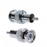 BNC Male to Cinch RCA Male Adapter Connector Coupling Coaxial Video