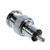 BNC Male to Cinch RCA Male Adapter Connector Coupling Coaxial Video