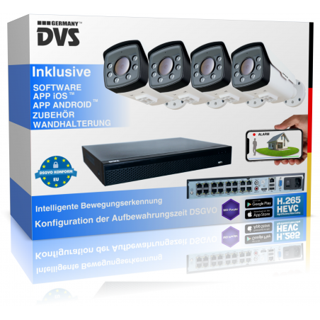 Video surveillance set 4K