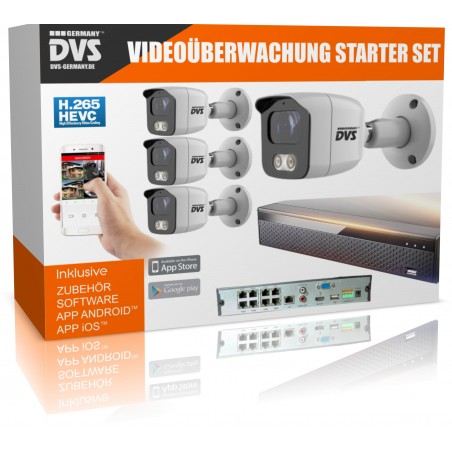 Videoüberwachung Set 960P HD POE 4x Aussen Überwachungskamera Festplatte t 